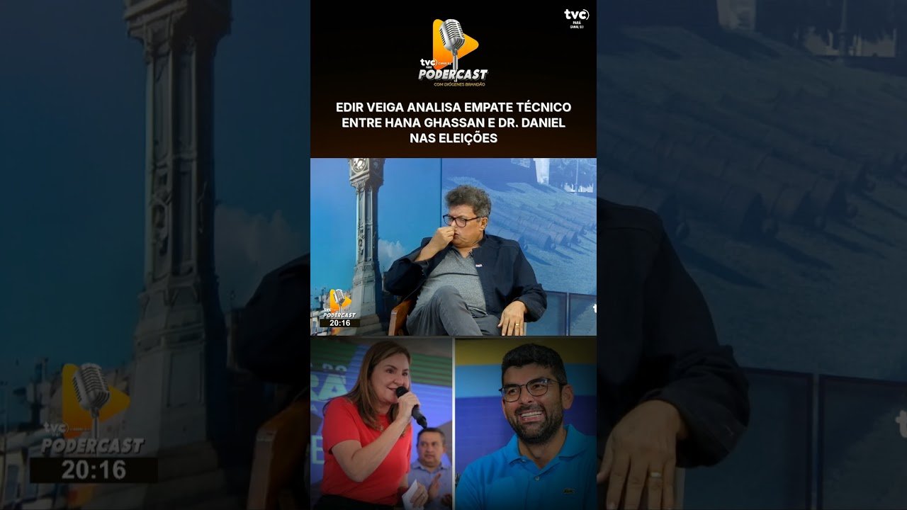 Edir Veiga analisa empate técnico entre Hana Ghassan e Dr. Daniel nas eleições